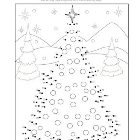 christmas dot to dot printables part 4